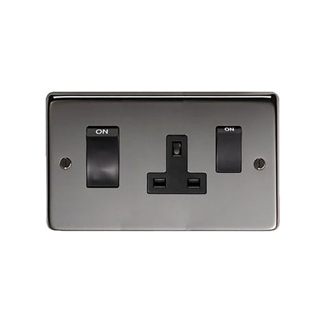 This is an image showing From The Anvil - BN 45 Amp Switch & Socket available from T.H Wiggans Architectural Ironmongery in Kendal, quick delivery and discounted prices