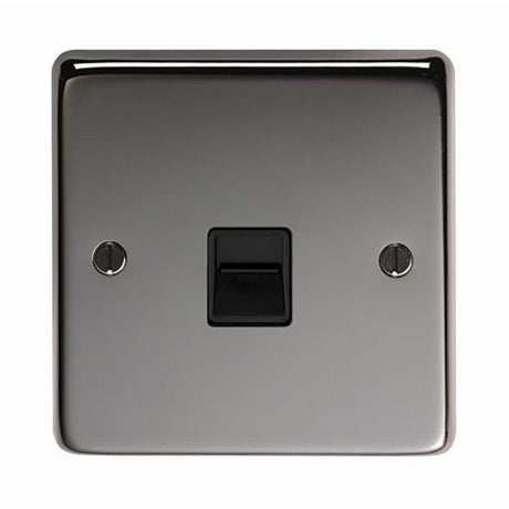 This is an image showing From The Anvil - BN Telephone Slave Socket available from T.H Wiggans Architectural Ironmongery in Kendal, quick delivery and discounted prices