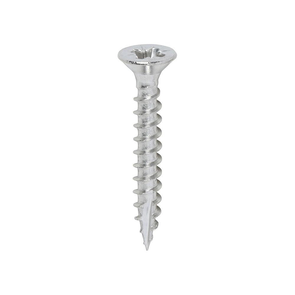 This is an image showing TIMCO Classic Multi-Purpose Screws - PZ - Double Countersunk - A2 Stainless Steel
 - 3.5 x 25 - 200 Pieces Box available from T.H Wiggans Ironmongery in Kendal, quick delivery at discounted prices.