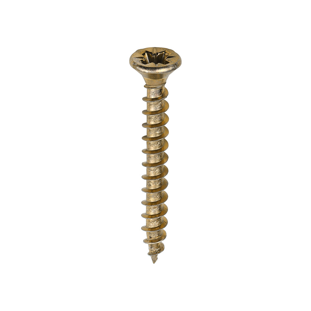 This is an image showing TIMCO Solo Chipboard & Woodscrews - PZ - Double Countersunk - Yellow - 3.5 x 30 - 200 Pieces Box available from T.H Wiggans Ironmongery in Kendal, quick delivery at discounted prices.