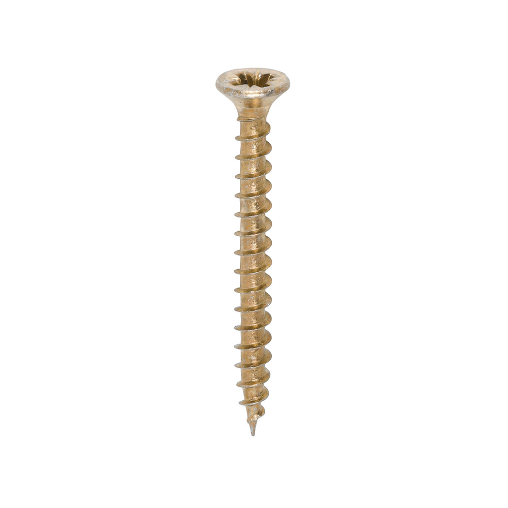 This is an image showing TIMCO Solo Chipboard & Woodscrews - PZ - Double Countersunk - Yellow - 3.5 x 35 - 200 Pieces Box available from T.H Wiggans Ironmongery in Kendal, quick delivery at discounted prices.