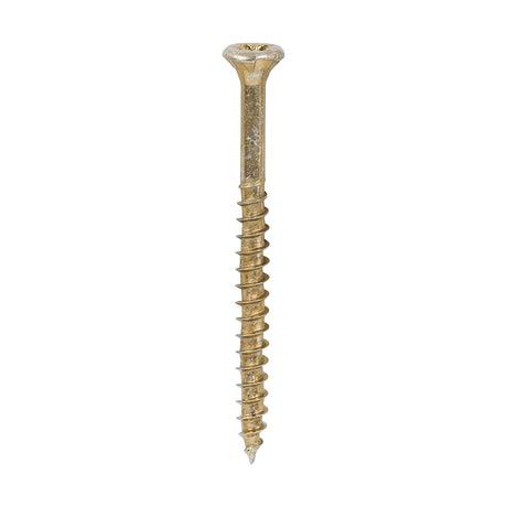 This is an image showing TIMCO Velocity Premium Multi-Use Screws - PZ - Double Countersunk - Yellow
 - 3.5 x 45 - 200 Pieces Box available from T.H Wiggans Ironmongery in Kendal, quick delivery at discounted prices.