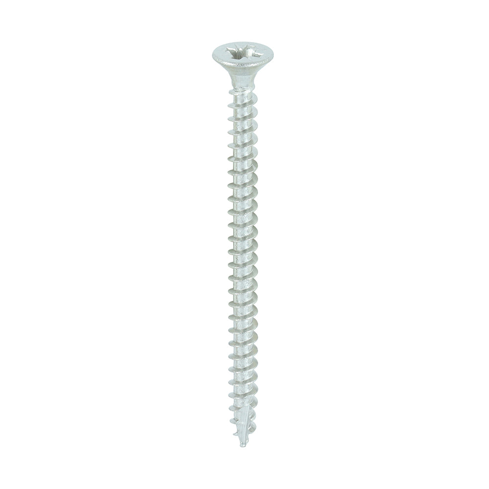 This is an image showing TIMCO Classic Multi-Purpose Screws - PZ - Double Countersunk - A2 Stainless Steel
 - 3.5 x 50 - 200 Pieces Box available from T.H Wiggans Ironmongery in Kendal, quick delivery at discounted prices.