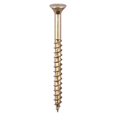 This is an image showing TIMCO Velocity Premium Multi-Use Screws - PZ - Double Countersunk - Yellow
 - 3.5 x 50 - 200 Pieces Box available from T.H Wiggans Ironmongery in Kendal, quick delivery at discounted prices.