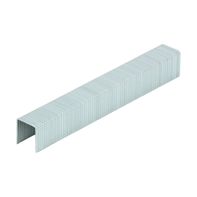 This is an image showing TIMCO Heavy Duty Staples - Chisel Point - Galvanised - Bulk Box - 12mm - 5000 Pieces Box available from T.H Wiggans Ironmongery in Kendal, quick delivery at discounted prices.