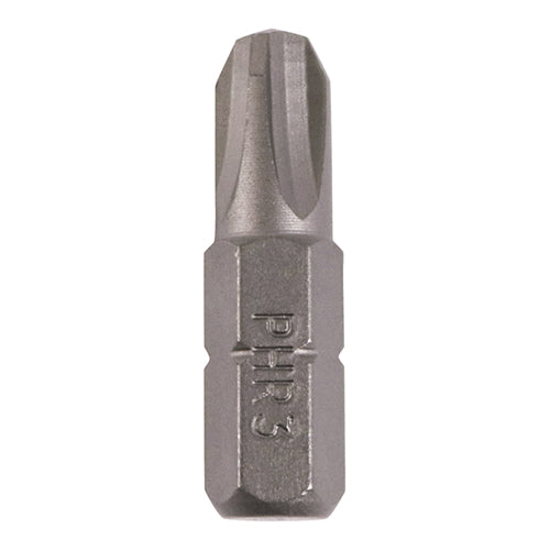 This is an image showing TIMCO S2 Driver Bits - PH - No.3 x 25 - 10 Pieces Blister Pack available from T.H Wiggans Ironmongery in Kendal, quick delivery at discounted prices.