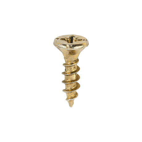 This is an image showing TIMCO Velocity Premium Multi-Use Screws - PZ - Double Countersunk - Yellow
 - 4.0 x 16 - 200 Pieces Box available from T.H Wiggans Ironmongery in Kendal, quick delivery at discounted prices.