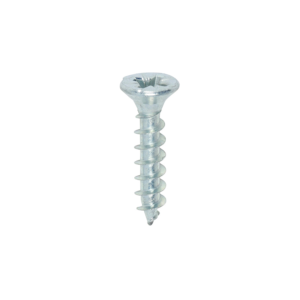 This is an image showing TIMCO Solo Chipboard & Woodscrews - PZ - Double Countersunk - Zinc - 4.0 x 20 - 200 Pieces Box available from T.H Wiggans Ironmongery in Kendal, quick delivery at discounted prices.