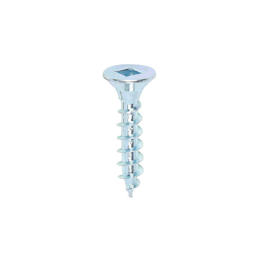 This is an image showing TIMCO Solo Chipboard & Woodscrews - SQ - Double Countersunk - Zinc - 4.0 x 20 - 200 Pieces Box available from T.H Wiggans Ironmongery in Kendal, quick delivery at discounted prices.