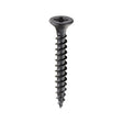 This is an image showing TIMCO Classic Multi-Purpose Screws - PZ - Double Countersunk - Exterior - Black Organic - 4.0 x 30 - 200 Pieces Box available from T.H Wiggans Ironmongery in Kendal, quick delivery at discounted prices.