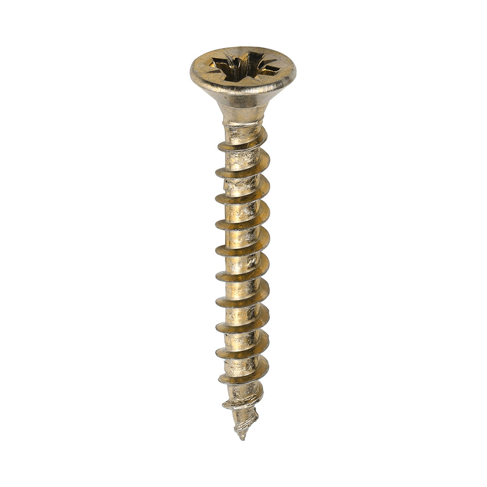This is an image showing TIMCO Solo Chipboard & Woodscrews - Industry Pack - PZ - Double Countersunk - Yellow - 4.0 x 30 - 1000 Pieces Box available from T.H Wiggans Ironmongery in Kendal, quick delivery at discounted prices.