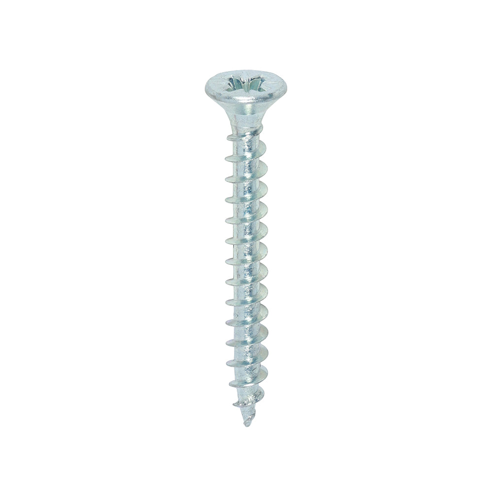 This is an image showing TIMCO Solo Chipboard & Woodscrews - PZ - Double Countersunk - Zinc - 4.0 x 35 - 200 Pieces Box available from T.H Wiggans Ironmongery in Kendal, quick delivery at discounted prices.