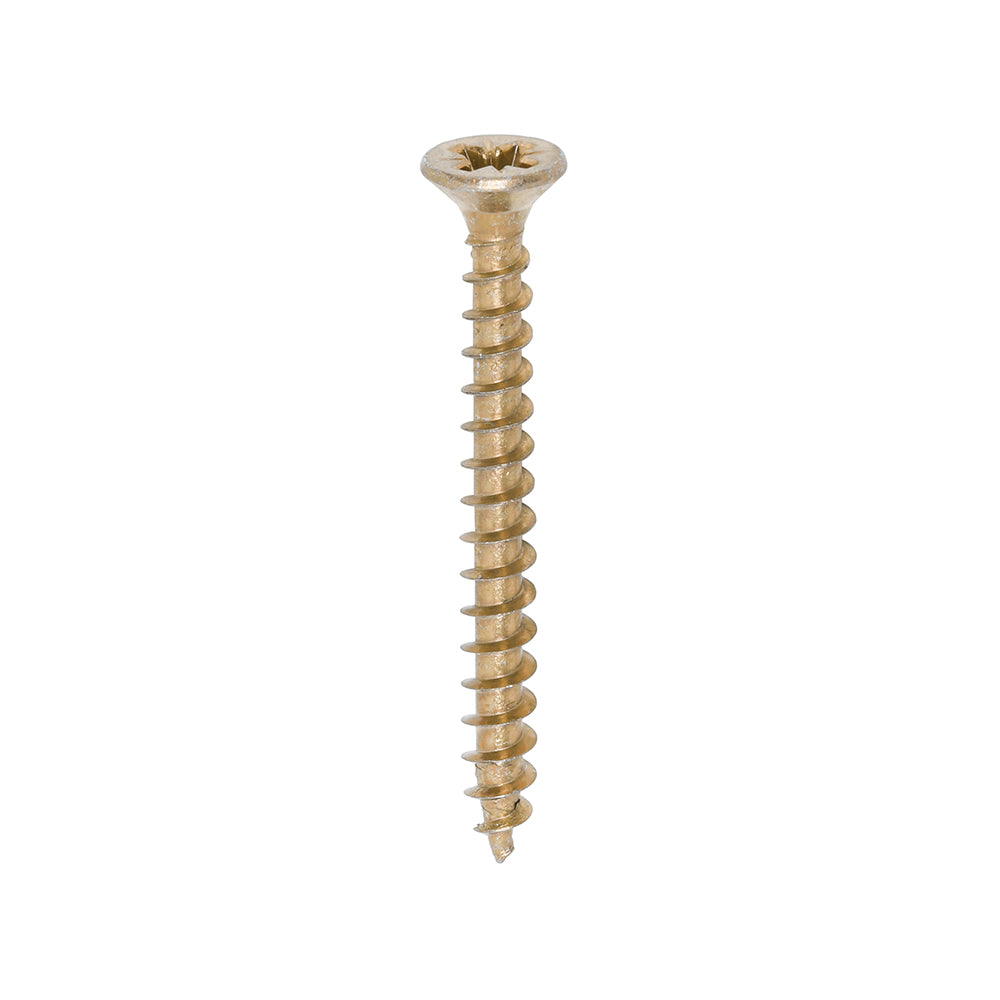 This is an image showing TIMCO Solo Chipboard & Woodscrews - PZ - Double Countersunk - Yellow - 4.0 x 40 - 200 Pieces Box available from T.H Wiggans Ironmongery in Kendal, quick delivery at discounted prices.