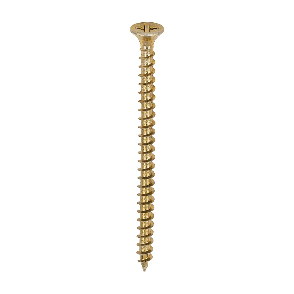 This is an image showing TIMCO Solo Chipboard & Woodscrews - Industry Pack - PZ - Double Countersunk - Yellow - 4.0 x 60 - 1000 Pieces Box available from T.H Wiggans Ironmongery in Kendal, quick delivery at discounted prices.