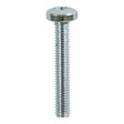 This is an image showing TIMCO Metric Threaded Machine Screws - PZ - Pan Head - Zinc - M4 x 30 - 100 Pieces Box available from T.H Wiggans Ironmongery in Kendal, quick delivery at discounted prices.
