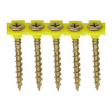 This is an image showing TIMCO Solo Collated Chipboard & Woodscrews - PH - Double Countersunk - Yellow - 4.2 x 40 - 1000 Pieces Box available from T.H Wiggans Ironmongery in Kendal, quick delivery at discounted prices.