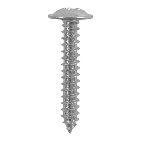This is an image showing TIMCO Metal Tapping Screws - PZ - Flange - Self-Tapping - A2 Stainless Steel - 4.2 x 13 - 200 Pieces Box available from T.H Wiggans Ironmongery in Kendal, quick delivery at discounted prices.