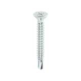 This is an image showing TIMCO Window Fabrication Screws - Countersunk - PH - Self-Tapping - Self-Drilling Point - Zinc - 4.8 x 38 - 500 Pieces Box available from T.H Wiggans Ironmongery in Kendal, quick delivery at discounted prices.