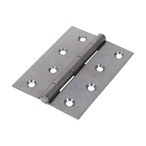 This is an image showing TIMCO Plain Butt Hinge - Fixed Pin (1838) - Self Colour - 100 x 70 - 2 Pieces TIMbag available from T.H Wiggans Ironmongery in Kendal, quick delivery at discounted prices.