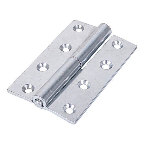 This is an image showing TIMCO Lift Off Hinge (457) - Right Hand - Zinc - 101 x 63 - 2 Pieces Plain Bag available from T.H Wiggans Ironmongery in Kendal, quick delivery at discounted prices.