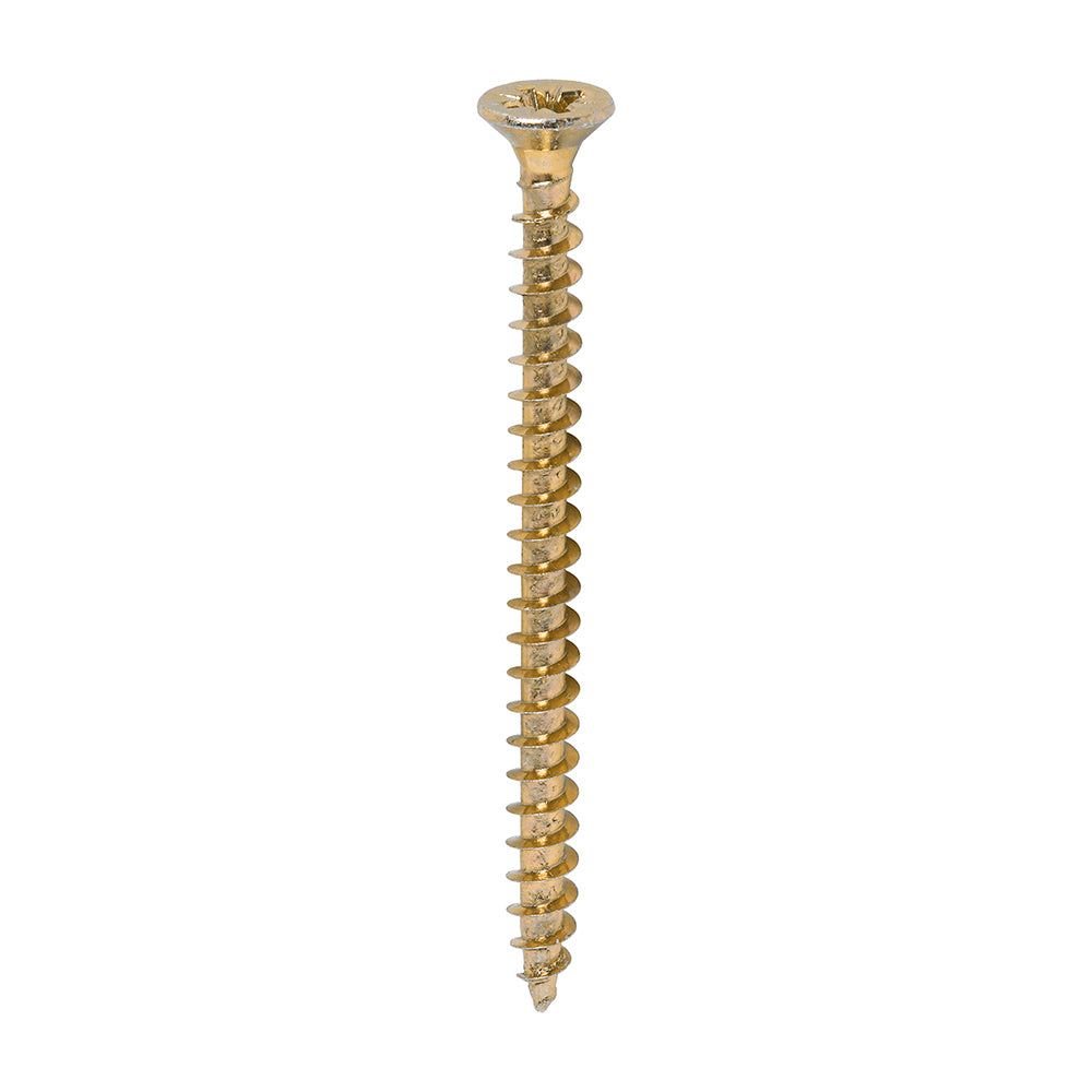 This is an image showing TIMCO Solo Chipboard & Woodscrews - PZ - Double Countersunk - Yellow - 4.5 x 60 - 200 Pieces Box available from T.H Wiggans Ironmongery in Kendal, quick delivery at discounted prices.