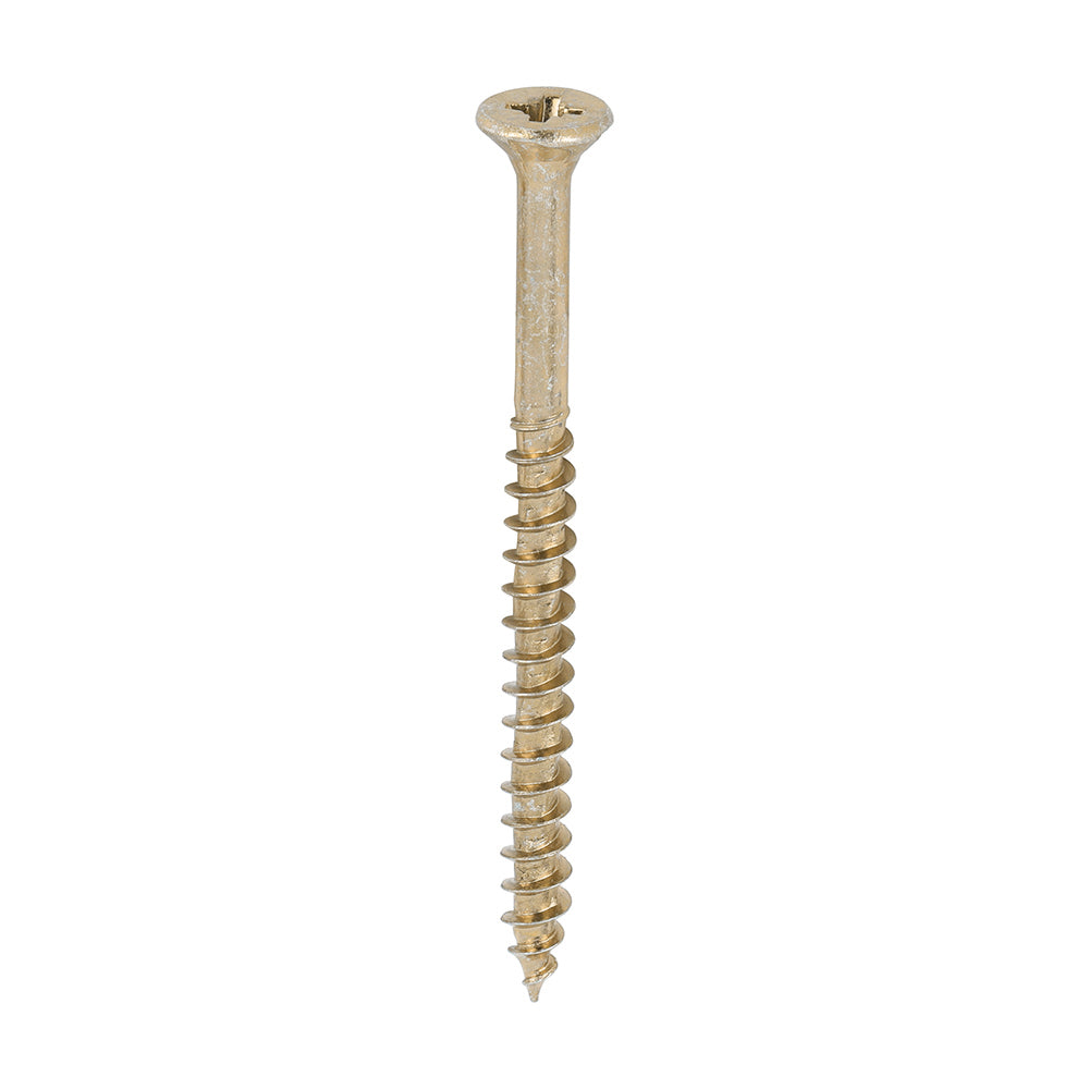 This is an image showing TIMCO Velocity Premium Multi-Use Screws - PZ - Double Countersunk - Yellow
- 4.5 x 60 - 200 Pieces Box available from T.H Wiggans Ironmongery in Kendal, quick delivery at discounted prices.