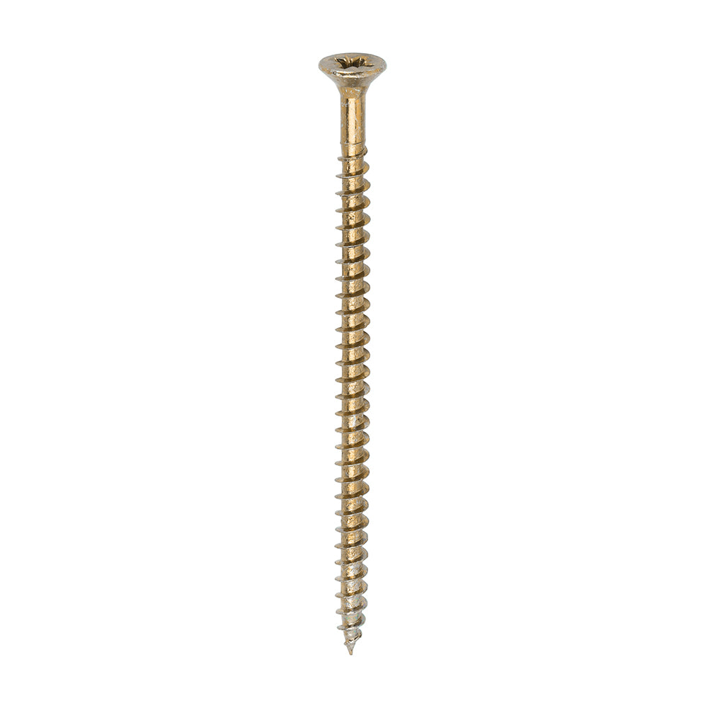 This is an image showing TIMCO Solo Chipboard & Woodscrews - PZ - Double Countersunk - Yellow - 4.5 x 80 - 200 Pieces Box available from T.H Wiggans Ironmongery in Kendal, quick delivery at discounted prices.