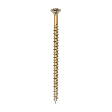 This is an image showing TIMCO Solo Chipboard & Woodscrews - PZ - Double Countersunk - Yellow - 4.5 x 80 - 200 Pieces Box available from T.H Wiggans Ironmongery in Kendal, quick delivery at discounted prices.