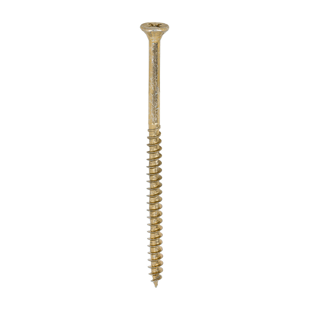 This is an image showing TIMCO Velocity Premium Multi-Use Screws - PZ - Double Countersunk - Yellow
- 4.5 x 80 - 200 Pieces Box available from T.H Wiggans Ironmongery in Kendal, quick delivery at discounted prices.