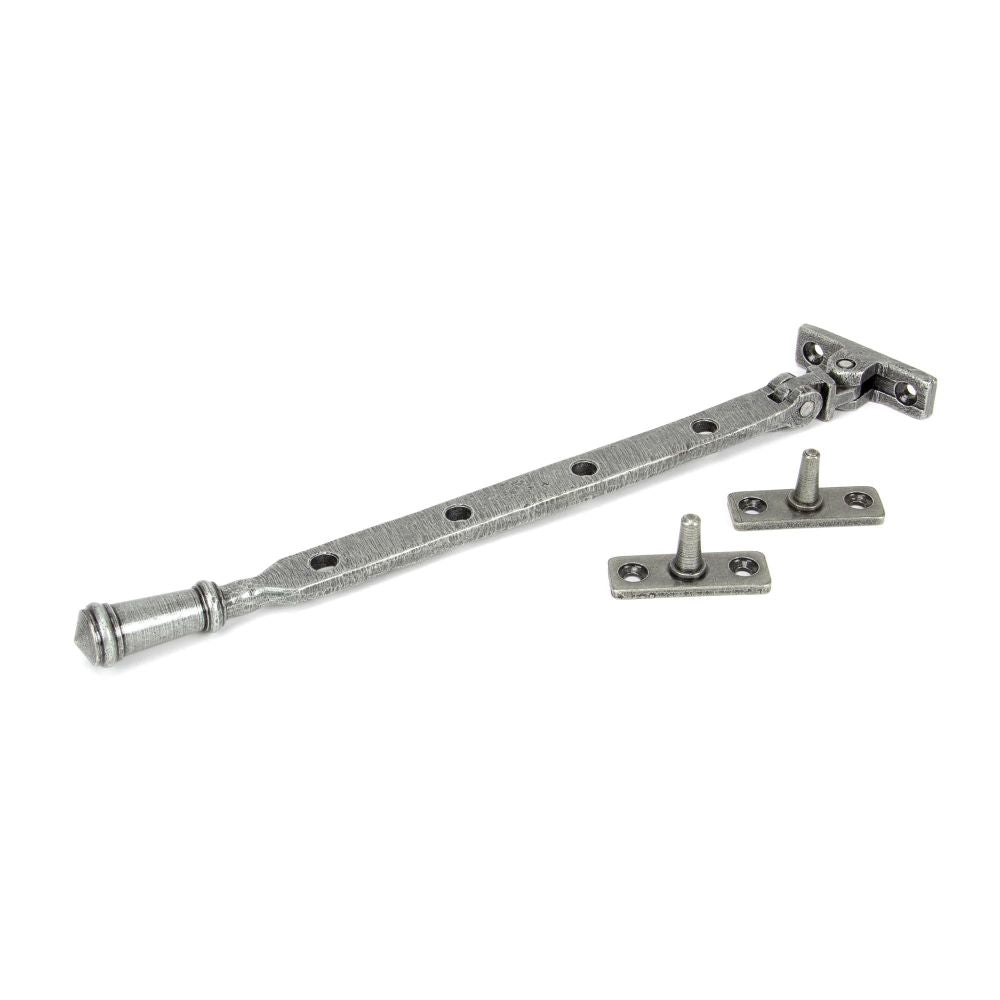 This is an image showing From The Anvil - Pewter 10" Regency Stay available from T.H Wiggans Architectural Ironmongery in Kendal, quick delivery and discounted prices