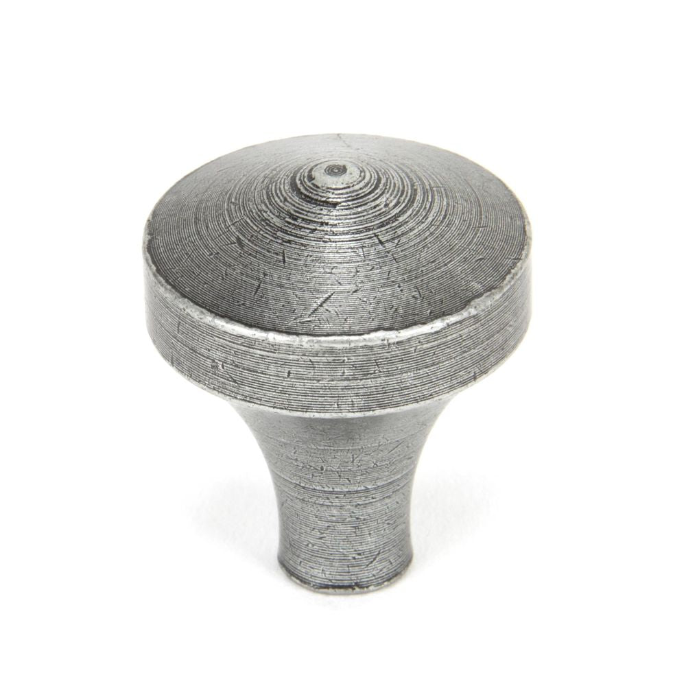 This is an image showing From The Anvil - Pewter Shropshire Cabinet Knob - Small available from T.H Wiggans Architectural Ironmongery in Kendal, quick delivery and discounted prices