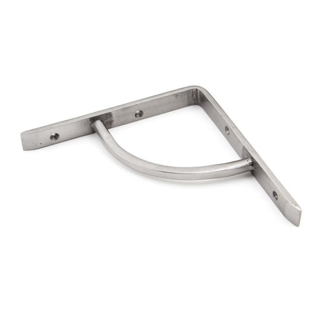 This is an image showing From The Anvil - Natural Smooth 6'' x 6'' Plain Shelf Bracket available from T.H Wiggans Architectural Ironmongery in Kendal, quick delivery and discounted prices