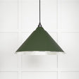 This is an image showing From The Anvil - Hammered Nickel Hockley Pendant in Heath available from T.H Wiggans Architectural Ironmongery in Kendal, quick delivery and discounted prices