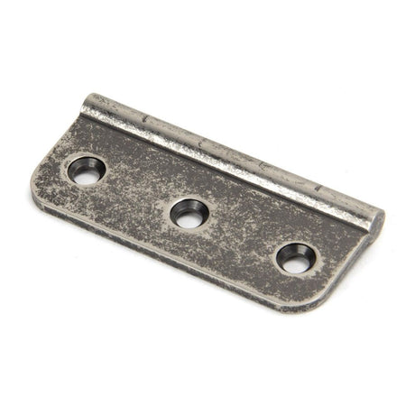 This is an image showing From The Anvil - Pewter 3" Dummy Butt Hinge (Single) available from T.H Wiggans Architectural Ironmongery in Kendal, quick delivery and discounted prices