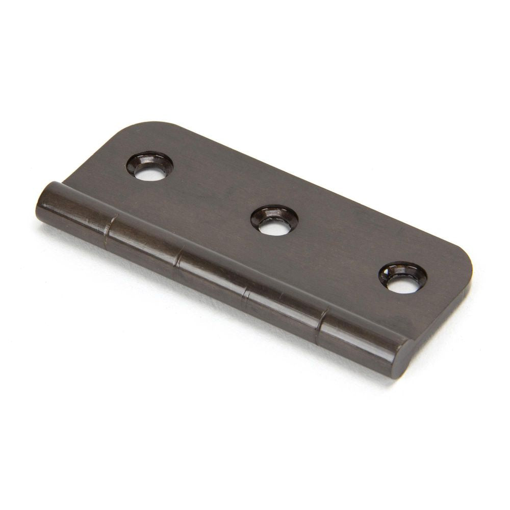 This is an image showing From The Anvil - Aged Bronze 3" Dummy Butt Hinge (Single) available from T.H Wiggans Architectural Ironmongery, quick delivery and discounted prices