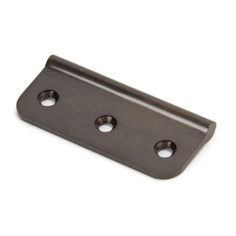 This is an image showing From The Anvil - Aged Bronze 3" Dummy Butt Hinge (Single) available from T.H Wiggans Architectural Ironmongery in Kendal, quick delivery and discounted prices