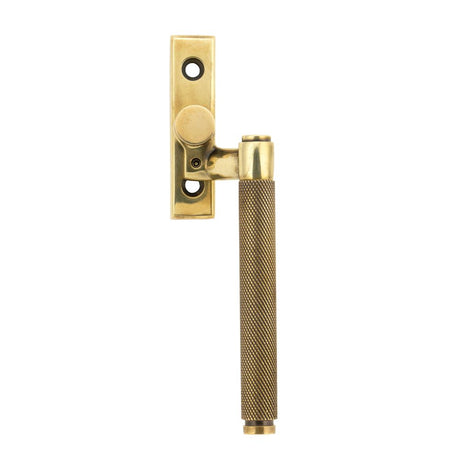 This is an image showing From The Anvil - Aged Brass Brompton Espag - RH available from T.H Wiggans Architectural Ironmongery in Kendal, quick delivery and discounted prices