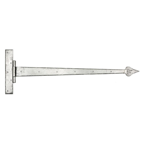 This is an image showing From The Anvil - Pewter 36" Barn Door T Hinge (pair) available from T.H Wiggans Architectural Ironmongery in Kendal, quick delivery and discounted prices