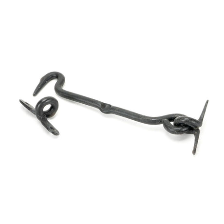 This is an image showing From The Anvil - External Beeswax 6" Forged Cabin Hook available from T.H Wiggans Architectural Ironmongery in Kendal, quick delivery and discounted prices