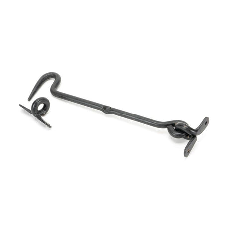 This is an image showing From The Anvil - External Beeswax 8" Forged Cabin Hook available from T.H Wiggans Architectural Ironmongery in Kendal, quick delivery and discounted prices