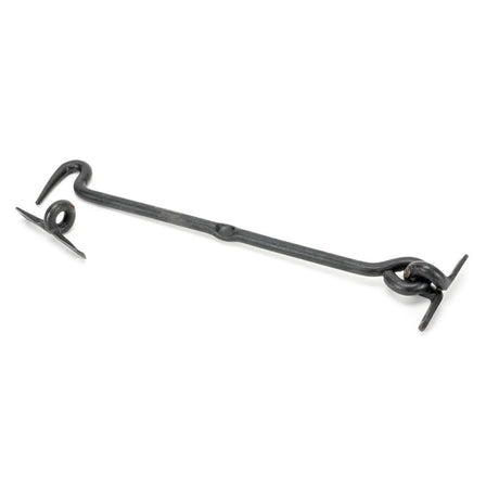 This is an image showing From The Anvil - External Beeswax 12" Forged Cabin Hook available from T.H Wiggans Architectural Ironmongery in Kendal, quick delivery and discounted prices