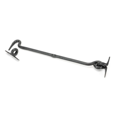 This is an image showing From The Anvil - External Beeswax 14" Forged Cabin Hook available from T.H Wiggans Architectural Ironmongery in Kendal, quick delivery and discounted prices