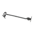 This is an image showing From The Anvil - External Beeswax 16" Forged Cabin Hook available from T.H Wiggans Architectural Ironmongery in Kendal, quick delivery and discounted prices