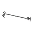 This is an image showing From The Anvil - External Beeswax 18" Forged Cabin Hook available from T.H Wiggans Architectural Ironmongery in Kendal, quick delivery and discounted prices