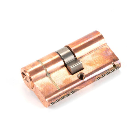 This is an image showing From The Anvil - Polished Bronze 30/30 5pin Euro Cylinder available from T.H Wiggans Architectural Ironmongery in Kendal, quick delivery and discounted prices