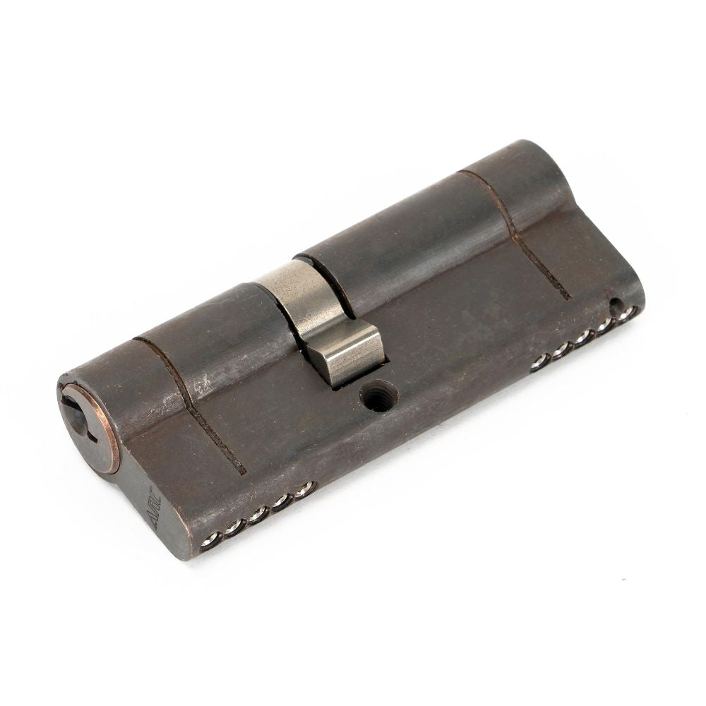 This is an image showing From The Anvil - Aged Bronze 35/45 5pin Euro Cylinder available from T.H Wiggans Architectural Ironmongery in Kendal, quick delivery and discounted prices