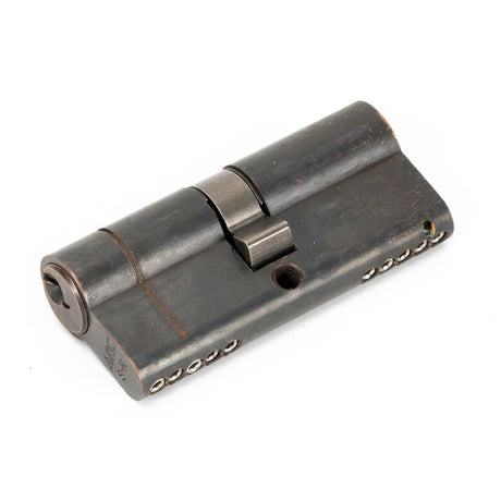 This is an image showing From The Anvil - Aged Bronze 35/35 5pin Euro Cylinder KA available from T.H Wiggans Architectural Ironmongery in Kendal, quick delivery and discounted prices