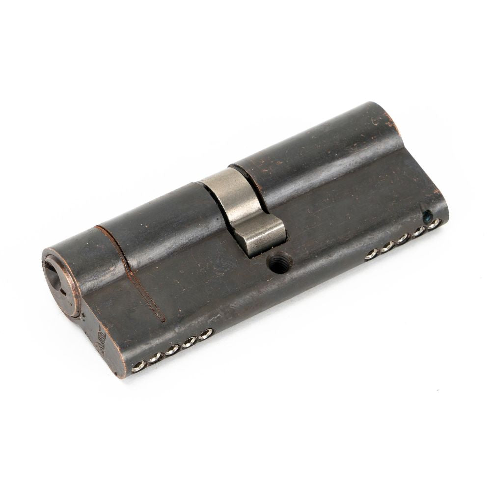 This is an image showing From The Anvil - Aged Bronze 40/40 5pin Euro Cylinder KA available from T.H Wiggans Architectural Ironmongery in Kendal, quick delivery and discounted prices