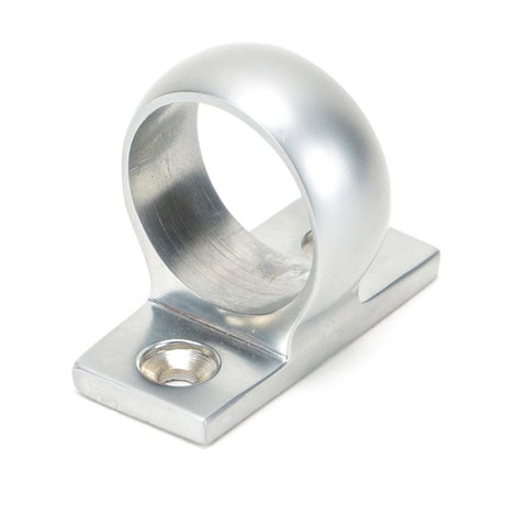 This is an image showing From The Anvil - Satin Chrome Sash Eye Lift available from T.H Wiggans Architectural Ironmongery in Kendal, quick delivery and discounted prices