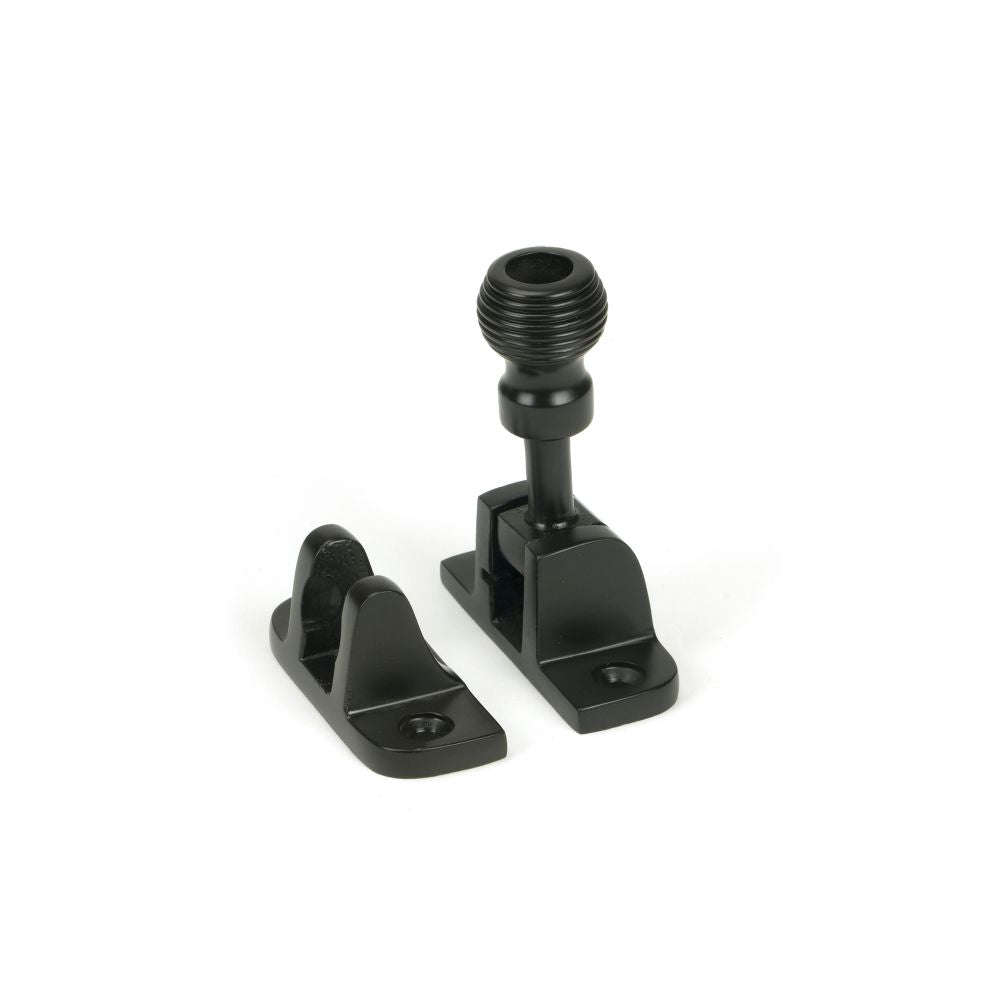 This is an image showing From The Anvil - Aged Bronze Beehive Brighton Fastener (Radiused) available from T.H Wiggans Architectural Ironmongery in Kendal, quick delivery and discounted prices